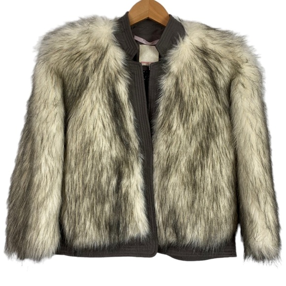 Rebecca Taylor faux fur jacket - Picture 2 of 10